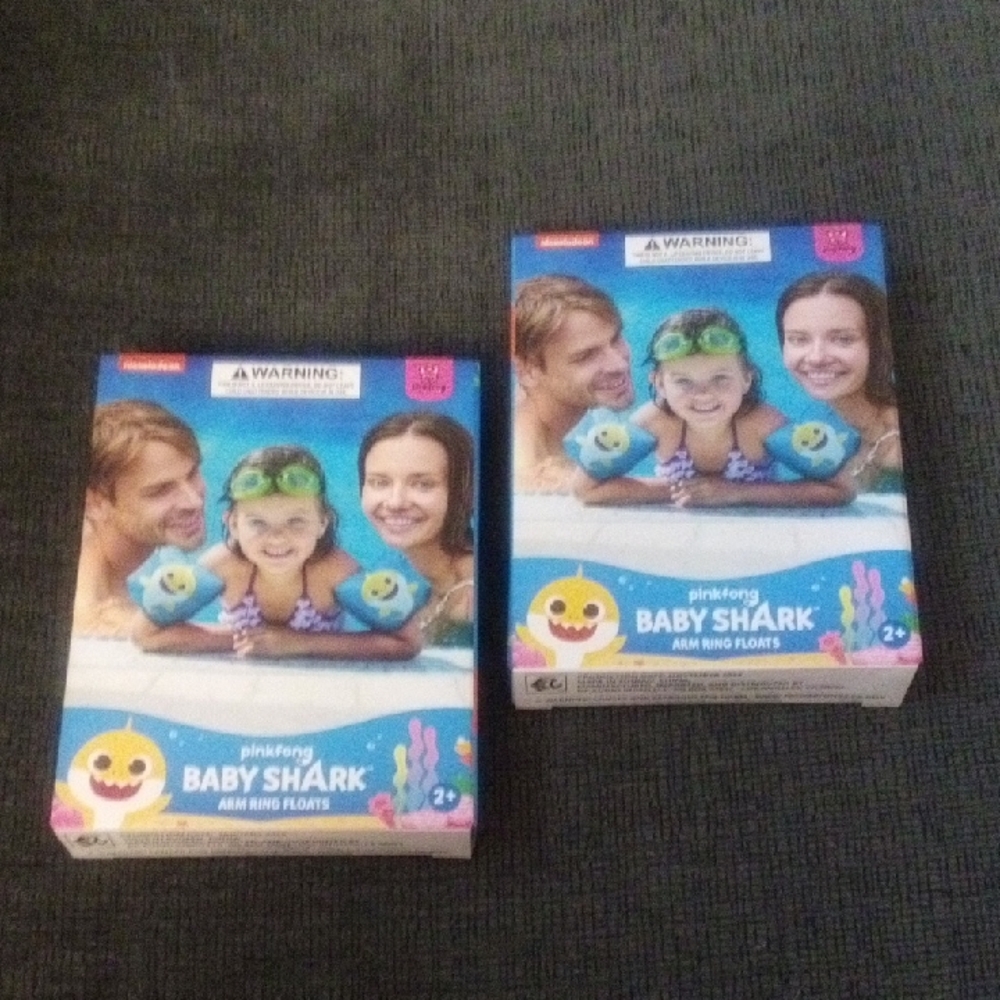 BABY SHARK FLOATS - 2 BOXES ( NWT )